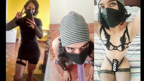 femboy trapyale locked up and having fun in his room with his lingerie part2