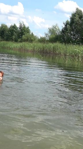 Hera Harding Shows Wrinkled Feet After Swimming Naked