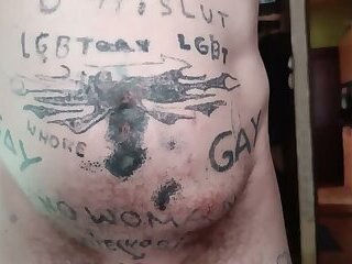 My masturbation & orgasm 2 - My name and surname in the movie