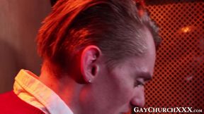 Matthew Steel receives special punishment from Father Aaron Trainer