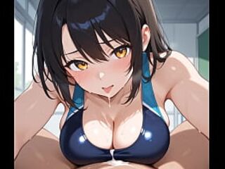 Fit AI Girl Rides You at the Gym – Creamy Finish on the Mat