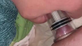 Big juicy pumped nipples tugged and teased