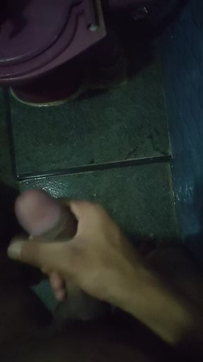 Masterbating while watching porn video