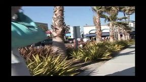 Sensual red-haired girl joins a group gangbang