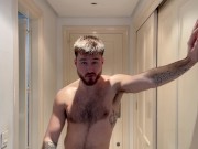 Nerd wedgied by bully & left hanging on a hook