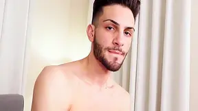 Amateur Debut Skinny Stud Cumming After Solo Cockwanking 8 Min