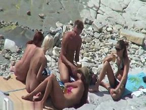 A lot of babes on the beach