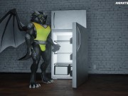 Dragon Daddy Muscle Growth Drink Animation
