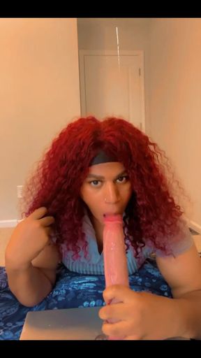 Sucking Big White Toy