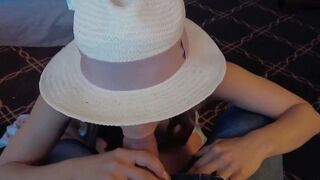 Point-Of View" - Emma G Sucks A Huge Dick And Swallows His Load In Pov Style