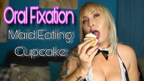 Oral Fixation| Maid Eating Cupcake