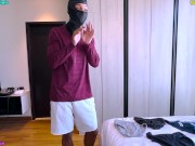 Sexy Masked Twink Underwear Try on Haul