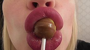 BANANA CHOCOLATE CHUPA CHUPS LIP CLAMP !AVI