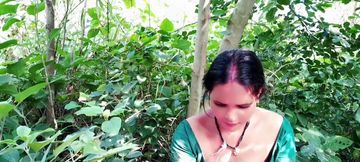 Indian Hot Girl Cheating Boyfriend in Jungle Sex