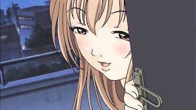 Big-titted anime babe seduces lucky dude with her tits & milk