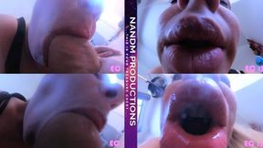 Extreme Close Up Blowjob And Cum Kisses_4K