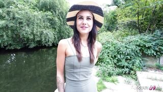 GERMAN SCOUT - Skinny Teen Jenny Stella Talk to Hard Anal Sex Casting in Berlin