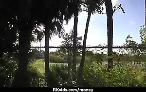 Desperate teen naked in public and fucks to pay rent 22