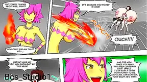 Busty Giantess Dominates Fairy Tale Realm in The Huger Game Parody
