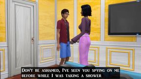 indian horny stepmother calls her stepson to a hotel room to have sex with him - full video and subtitles
