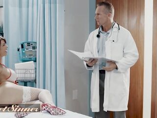 PLEASANT SINNER - Cunning Cougar Surprises Her Rich Doctor Wearing No thing But Hawt Underware