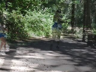 Got lewd for bull jock while jogging in woods