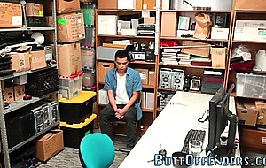 Gay asian teen rides cops cock