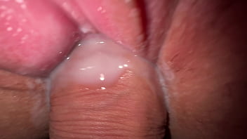 I fucked my horny stepsister, tight creamy pussy and close up cumshot