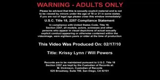 Krissy Lynn fucking in the couch with her tits