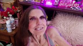 Blowjob Toy in Pussy Facial Fun