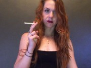 smoking while wearing lipstick fetish