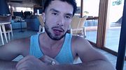 hot guy drinking and enjoy time with u