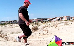 A quick fucking session at the beach hd