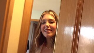 19 year old hottie gets fucked by big Indian dick