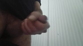 Cum in the bathroom