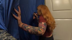 Sucking dick through a gloryhole - 78