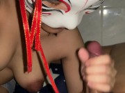 น้องเมียขี้เงี่ยนปลุกพี่ชายอมควยแต่เช้า