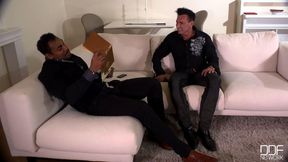 Chamber of Chains: Submissive Blonde Double Penetrated