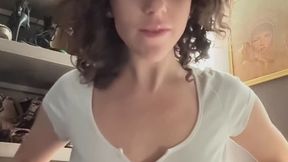 Leggings and Loads - JOI and CEI for stepmom stepson leggings fetish mutual masturbation dirty talk eating cum cum eating encouragement