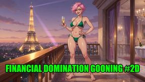 Financial Domination Gooning #2D: Eternal Wallet Drain Goon Trance (Animated, Music, Text)