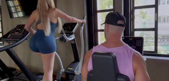 Thick Blonde Gym Babe Marian Franco Hookup In Gym