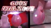 Goon till Noon Big Spaceballs Crossdressing Stretched Balls Saline Ballstretching Big Boobs CBT Biggest Ever Red Skirt Big Tits Amateur Crossdresser