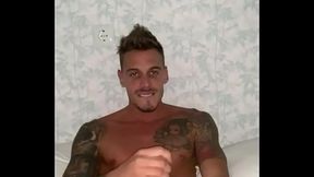 He gets horny recording me while I jerk off and talk dirty to him, Chris Diamond
