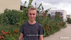 Blonde Hunk Rides Cock in POV - Czech Hunter