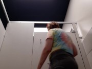 Lotioning up for you in the public gym dressing stall