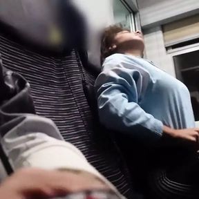 Italian Girl Gives Me a Handjob on the Train