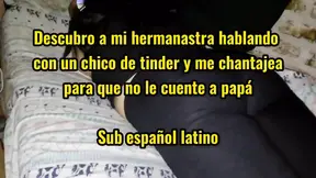 POV Fat Busty Stepsister Sucks Me off so I Won't Talk About Her Tinder Dates, Homemade