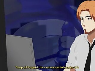 Twink had to suck the mature bear's dick - Hostel 3 - Hentai Yaoi Anime