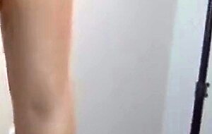 Dancing Striptease by sexy blonde followed by Mr Producer doing rough sex