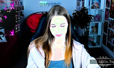 Pretty big tits webcam very cute blonde babe